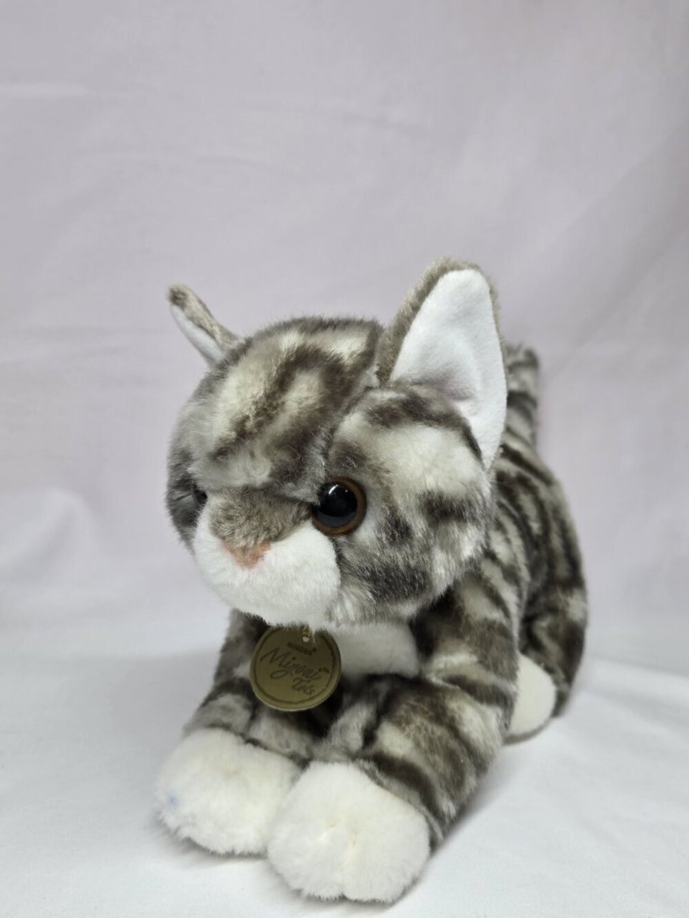 Aurora 9" Grey Tabby Kitten 26240 Plush Stuffed Animal Toy